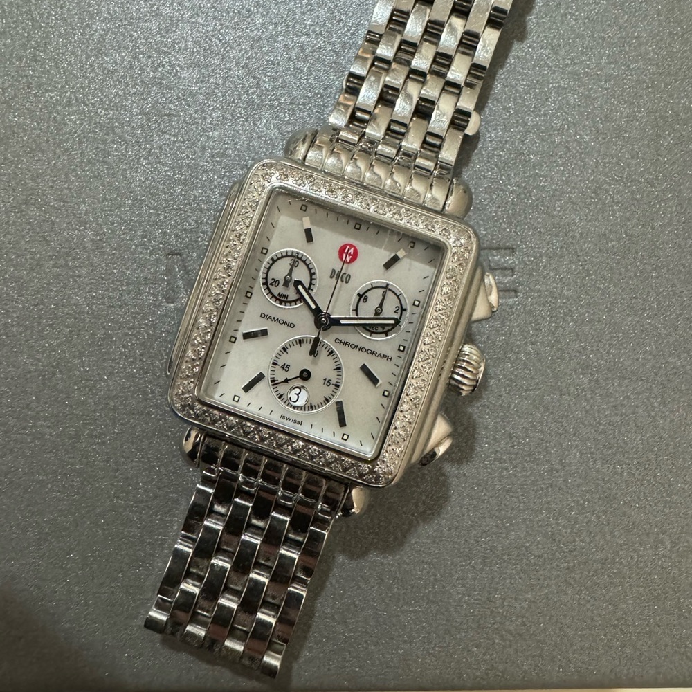 Michele Deco Diamond Watch